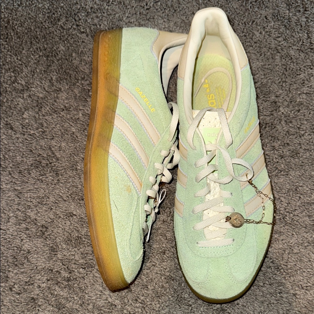 Adidas Women's Mint Green Gazelle Sneakers